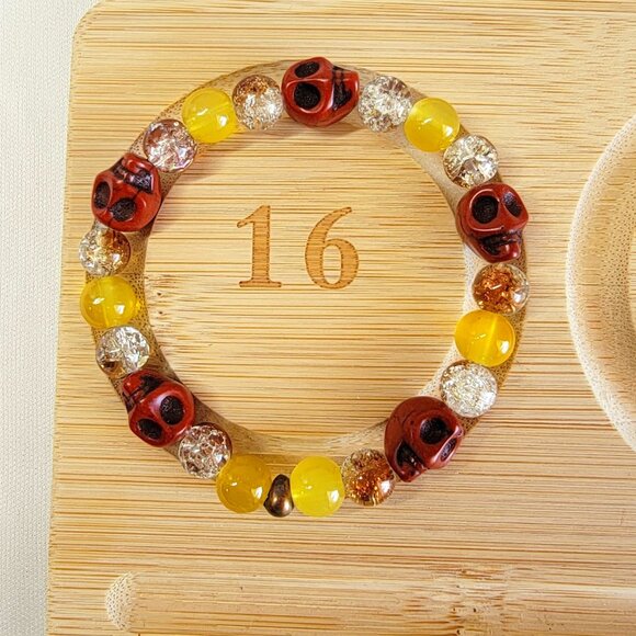 Multicolor And Brown Boho Headbands With Matching Bracelet Sets, Womens Size M main image 14